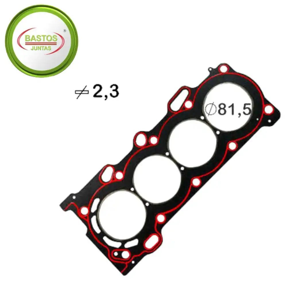 JUNTA CABECOTE TOYOTA COROLLA 1.6 1.8 16V 2003 A 2010 FIBRA