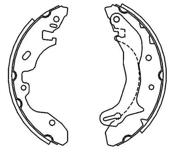 SAPATAS FREIO COURIER 97/