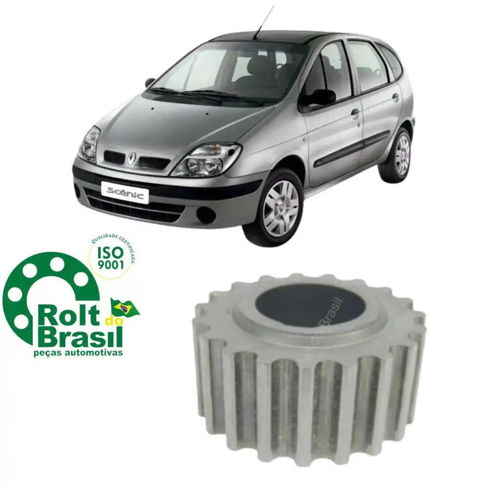 ENGRENAGEM VIRABREQUIM SCENIC 1.6 16V 1999 ACIMA COM CHAVETA