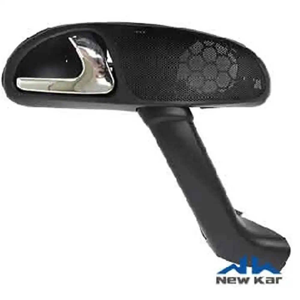 DESCANSA BRACO GOL GIII DIANT DIR PRETO C/MACANETA CROMADA