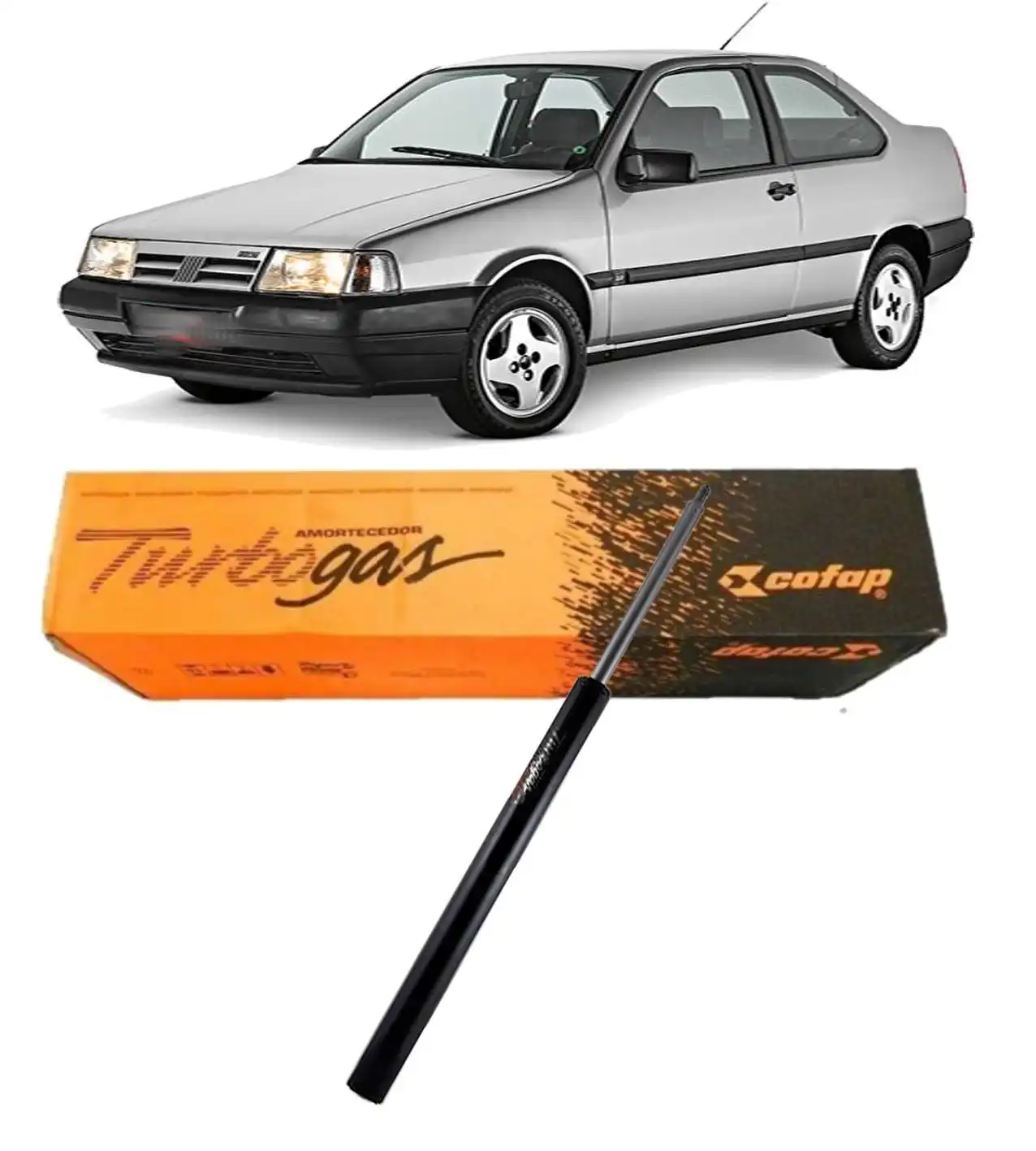 AMORTECEDOR DIANTEIRO FIAT TEMPRA 8V 1995 A 1997 CARTUCHO