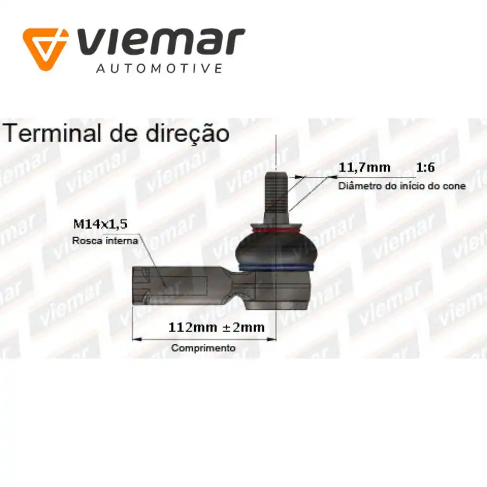 PONTEIRA DIRECAO FIAT PUNTO LINEA TDS DIR