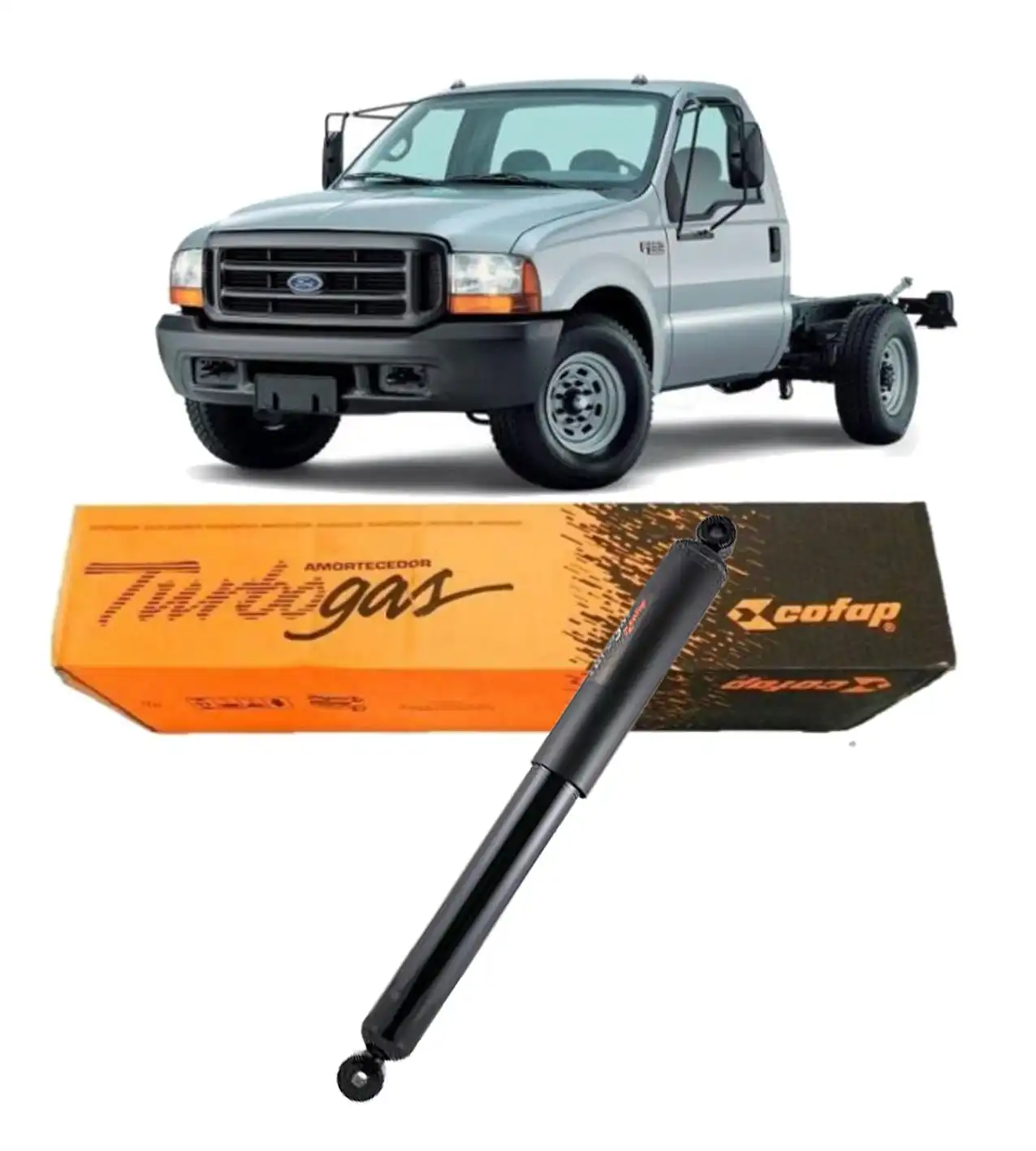 AMORTECEDOR TRASEIRO F-350 1996/