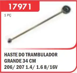 TIRANTE ALAVANCA CAMBIO PEUGEOT 206 207 1.4 1.6 8/16V