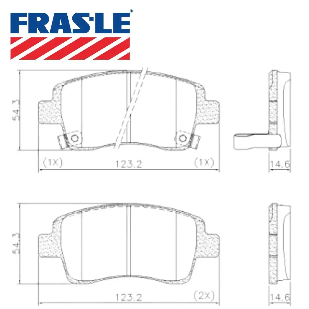 PASTILHA FREIO DIANTEIRA TOYOTA ETIOS 1.3 16V 2013/