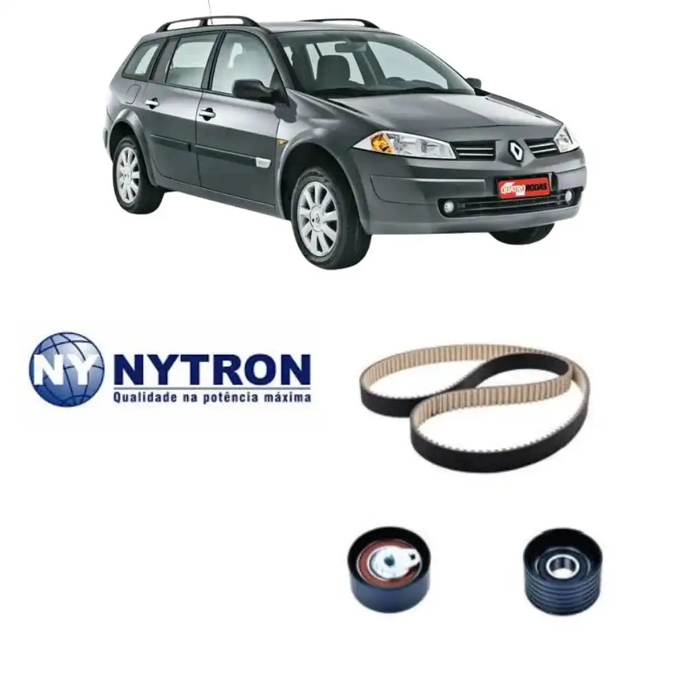 KIT CORREIA DENTADA MEGANE 2.0 16V 2006 A 2013