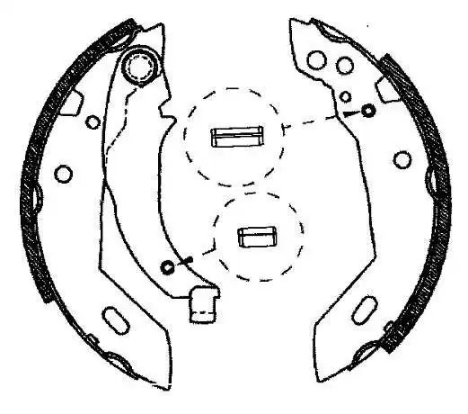 SAPATAS FREIO CITROEN PICASSO /98