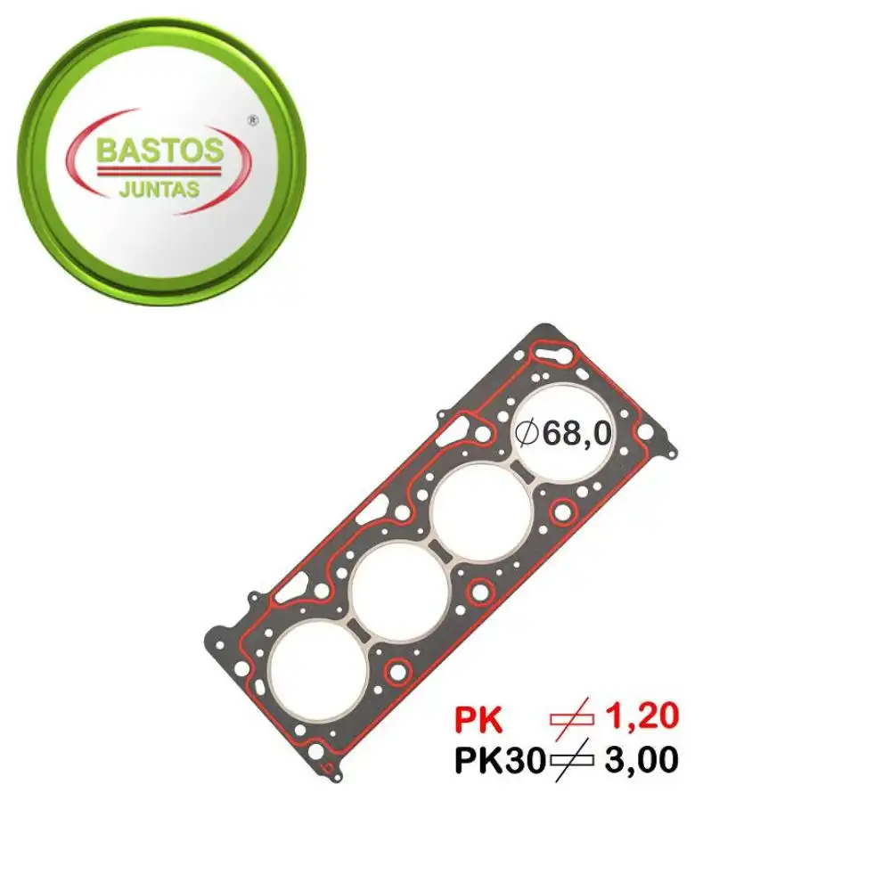 JUNTA CABECOTE GOL 1.0 8/16V EA111 AT 1996/ FIBRA