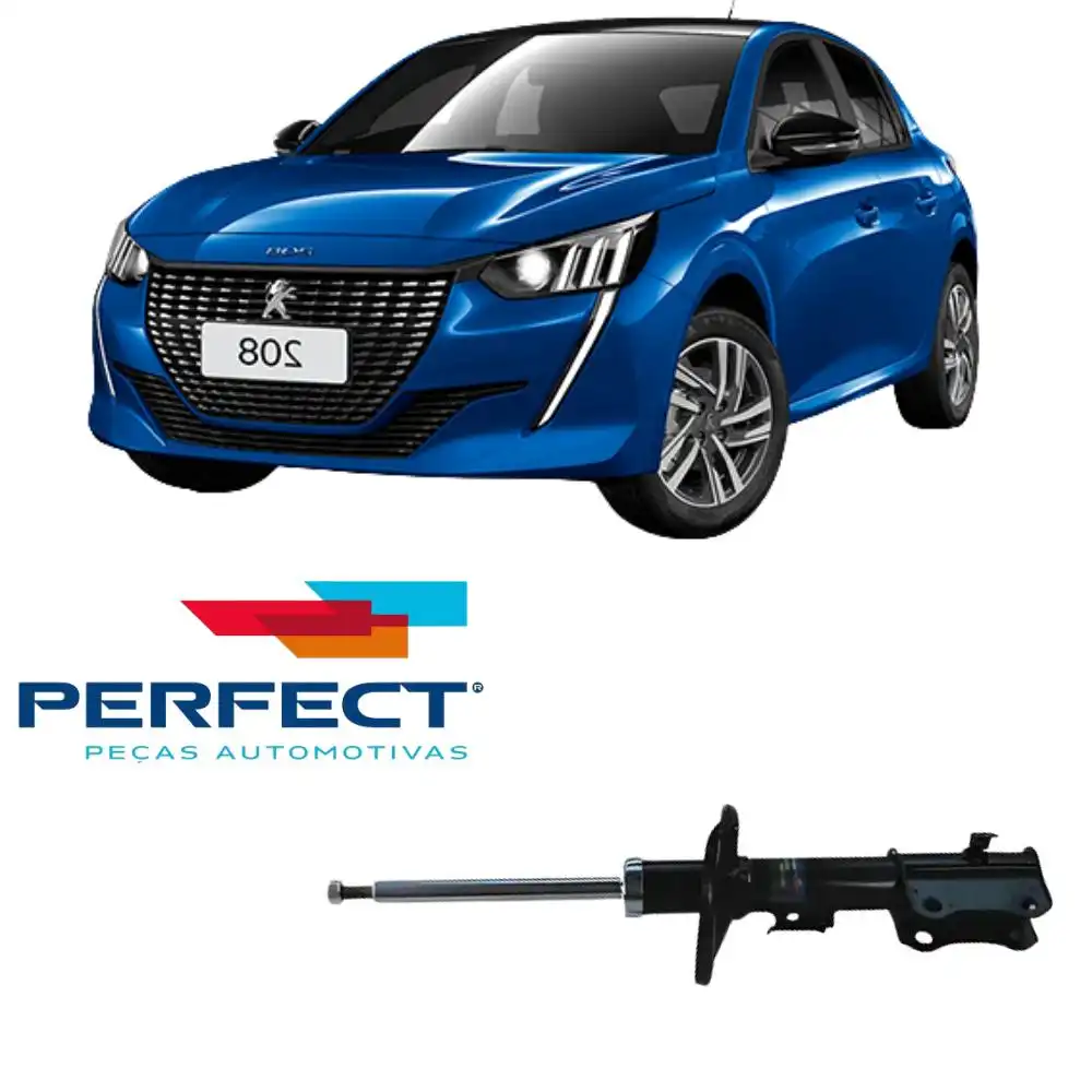 AMORTECEDOR DIANTEIRO PEUGEOT 208 2021 A 2023 ESQ
