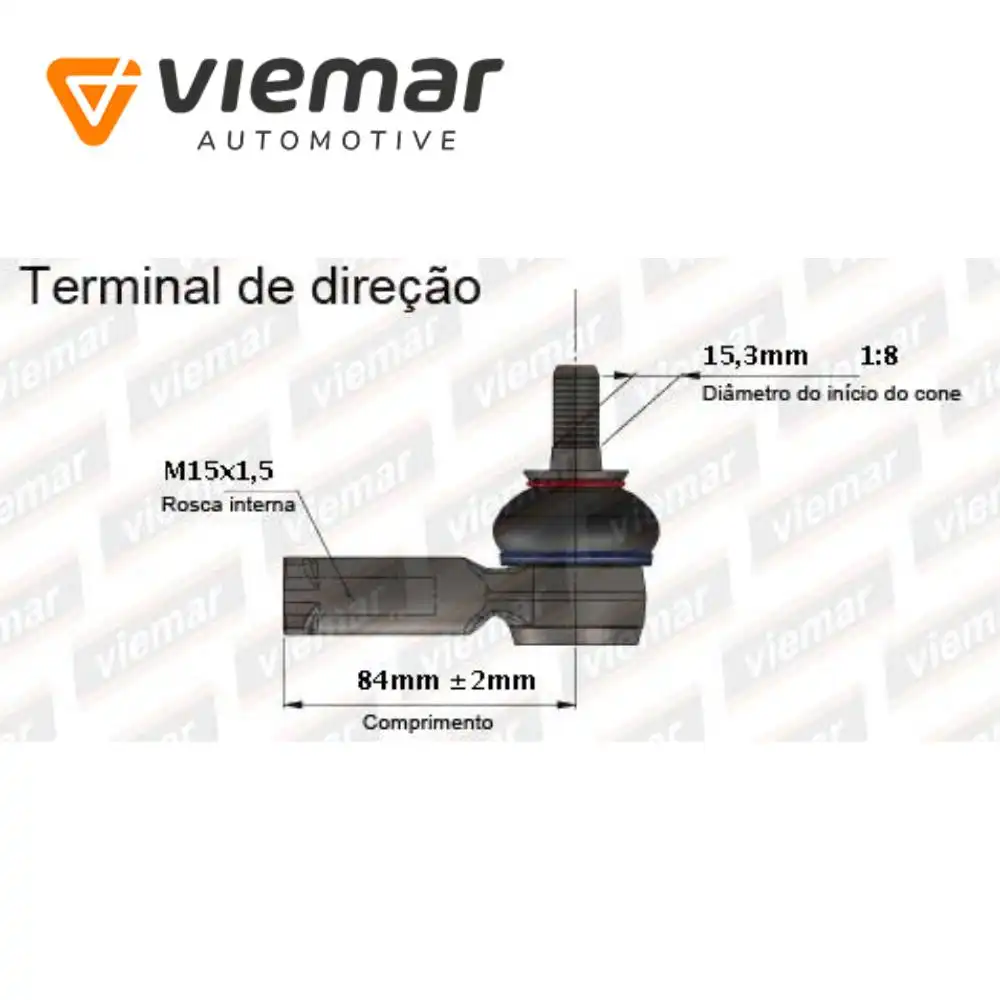 PONTEIRA DIRECAO TOYOTA HILUX SW4 02/ HILUX PICK UP 05/