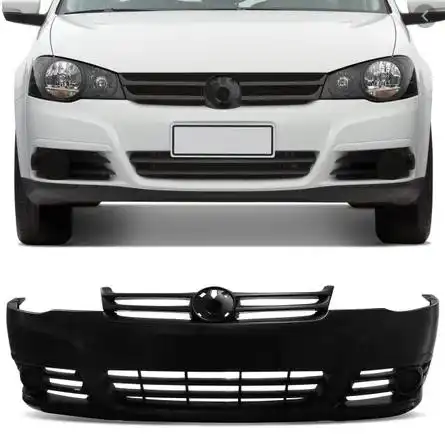 PARACHOQUE DIANTEIRO GOLF 2007 A 2014 PRETO LISO SEM FURO
