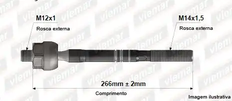BARRA AXIAL RENAULT MEGANE SCENIC /99 DIR MECANICA (CX SMI)