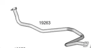 SILENC INTERM TOYOTA HILUX 2.4 2.5 2.8 DIESEL 92/01 TUBO