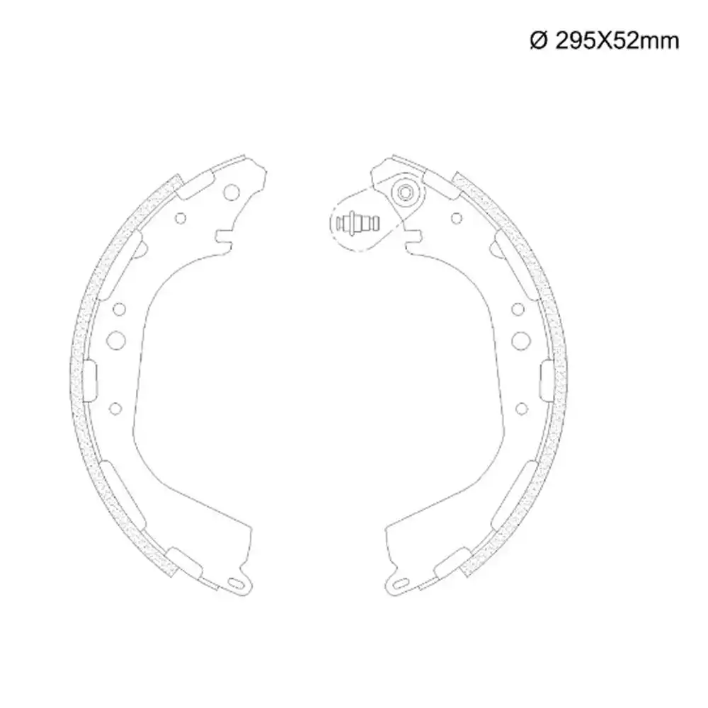 SAPATAS FREIO NISSAN FRONTIER 2.8 TDI 2002 A 2008