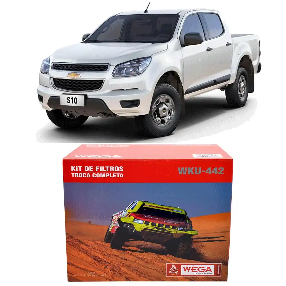 KIT FILTROS S-10 2.8 16V 2012 ACIMA