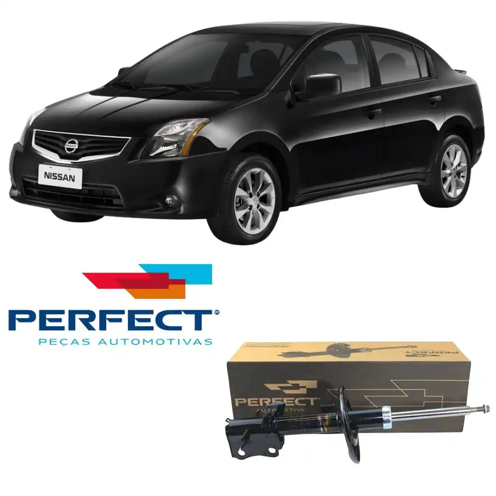 AMORTECEDOR DIANTEIRO NISSAN SENTRA 2007 A 2012 ESQUERDO