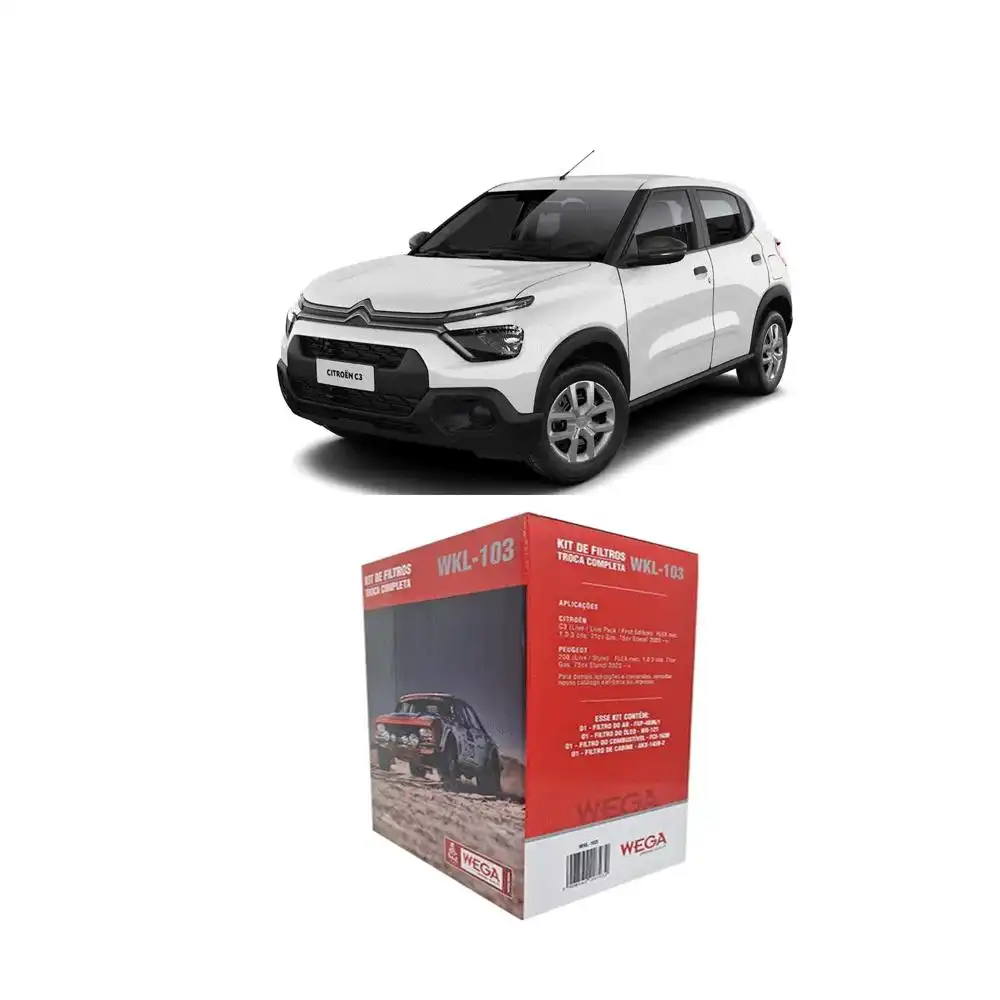 KIT FILTROS CITROEN C3 1.0 3CIL 2023 ACIMA