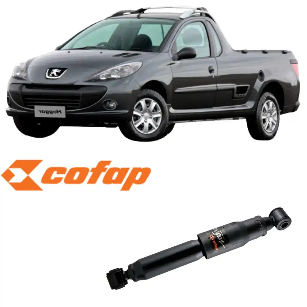 AMORTECEDOR TRASEIRO PEUGEOT HOGGAR 10/14