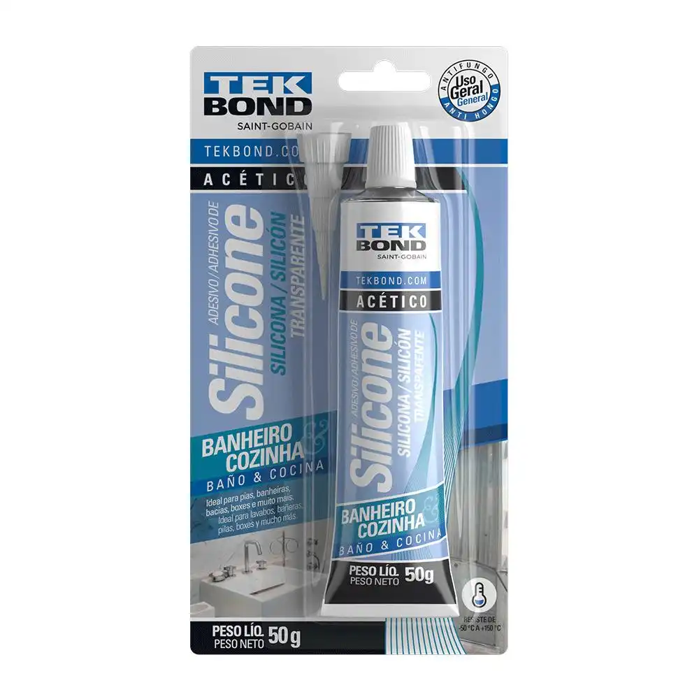 COLA SILICONE TRANSPARENTE 50G BISNAGA