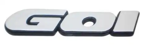 EMBLEMA GOL PLUS 97/ (ESCOVADO)