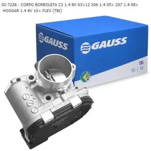 CORPO BORBOLETA CITROEN C3 1.4 8V 2003 A 2012