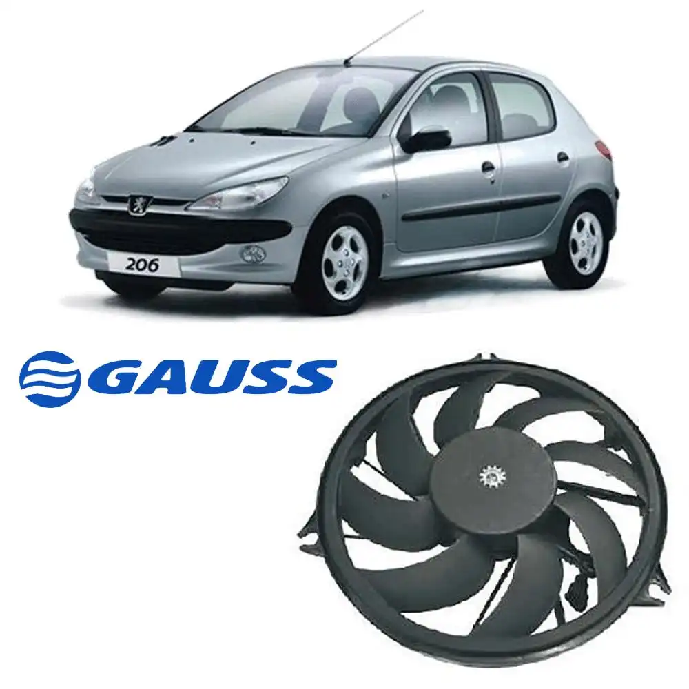 ELETRO VENTILADOR PEUGEOT 206 1.4 8V 2001 A 2007