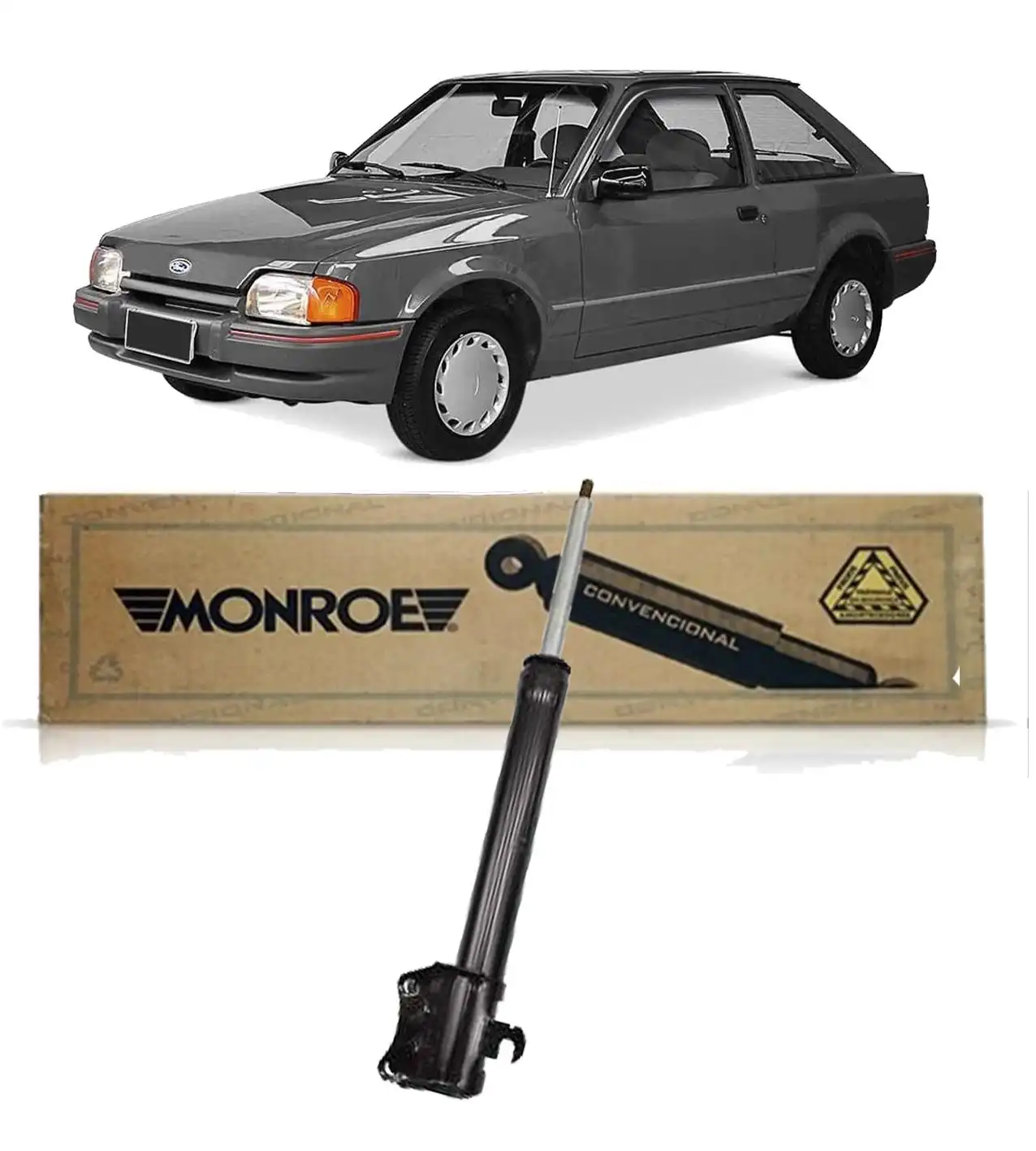 AMORTECEDOR TRASEIRO ESCORT 1983 A 1992