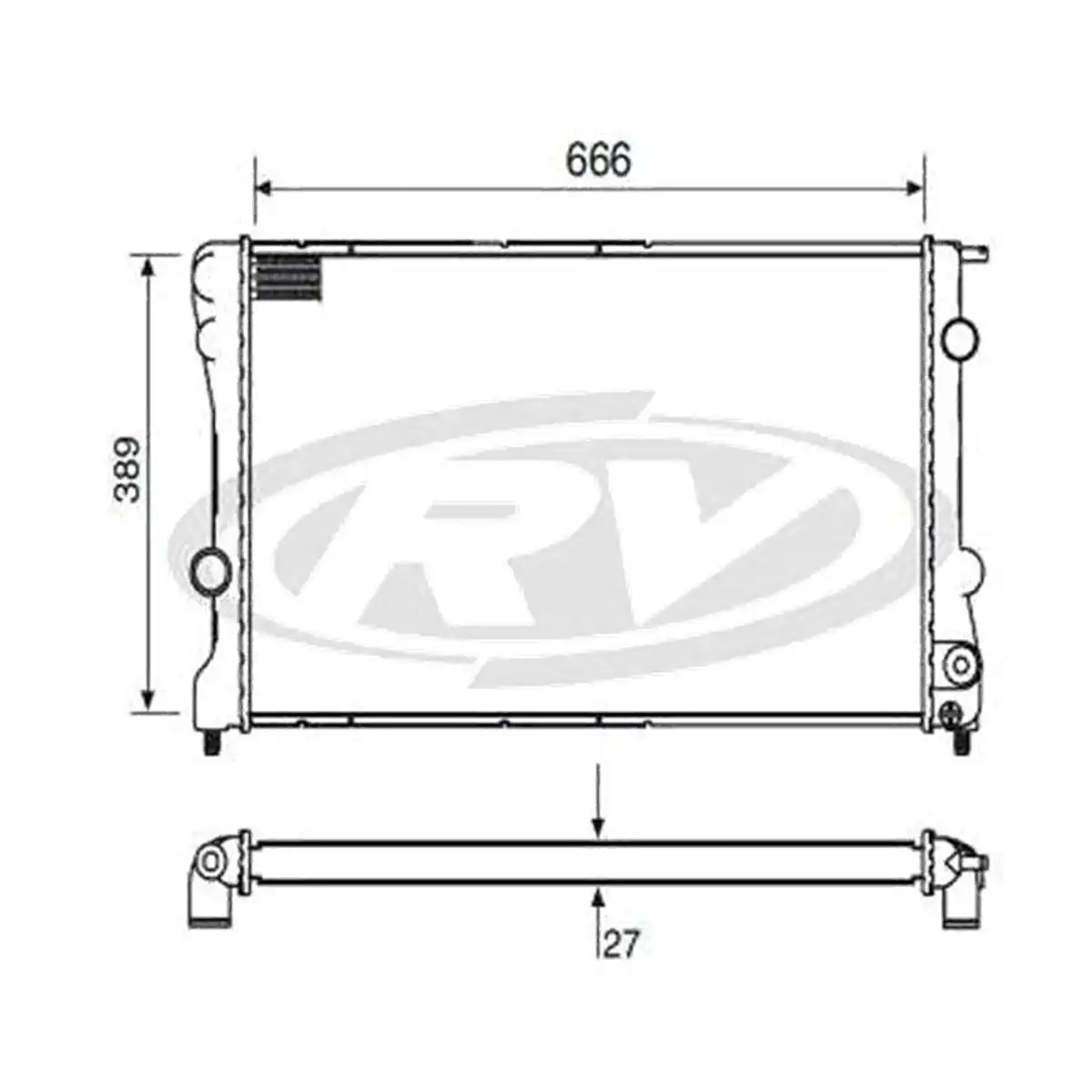RADIADOR BLAZER S-10 2.5 1996 A 2000 COM E SEM AR