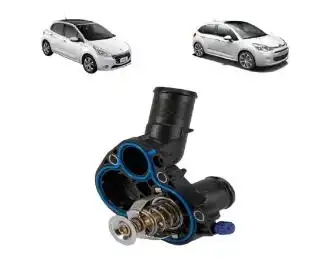 VALVULA TERMOSTATICA CITROEN C3 1.2 2016 A 2020 COM CARCACA