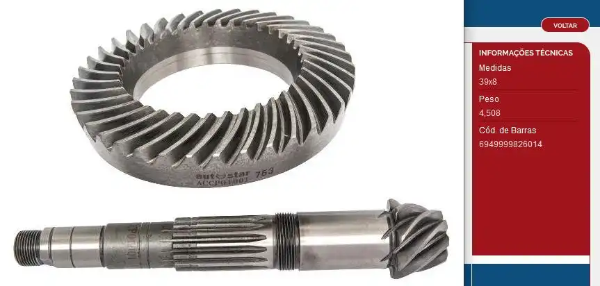 COROA PINHAO KOMBI 1.4 05/ (8X39)