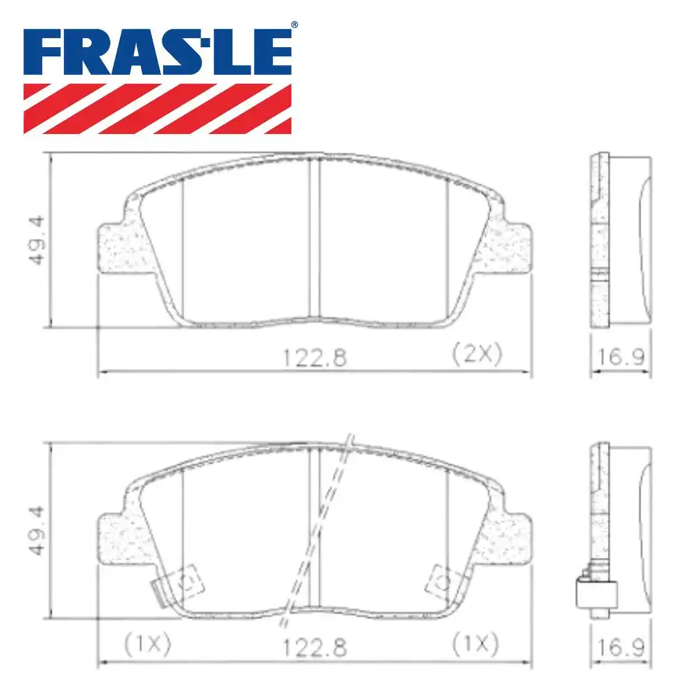 PASTILHA FREIO DIANTEIRA HYUNDAI HB20 1.0 12V 2012 A 2019