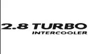 EMBLEMA ADESIVO "2.8 TURBO INTERCOOLER" S-10 04/ PRETO'