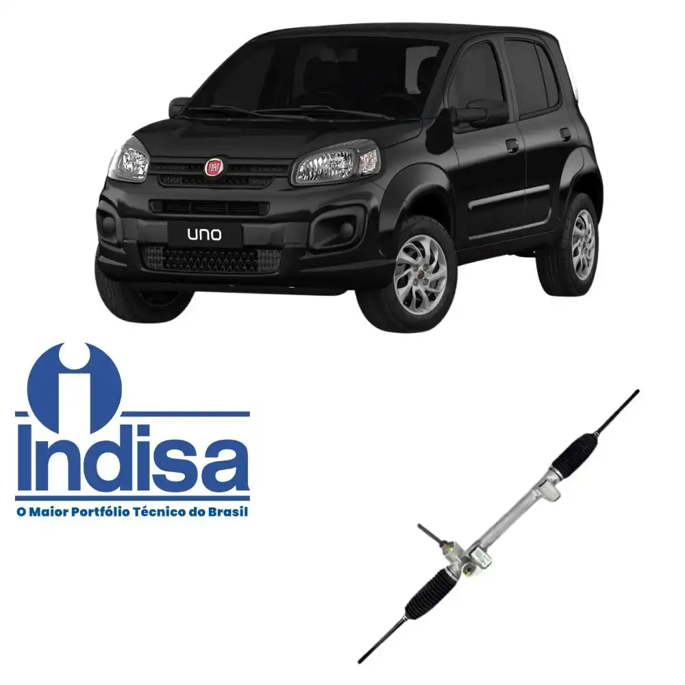 CAIXA DIRECAO UNO 1.0 6V 2017 A 2022 COM BARRA AXIAL