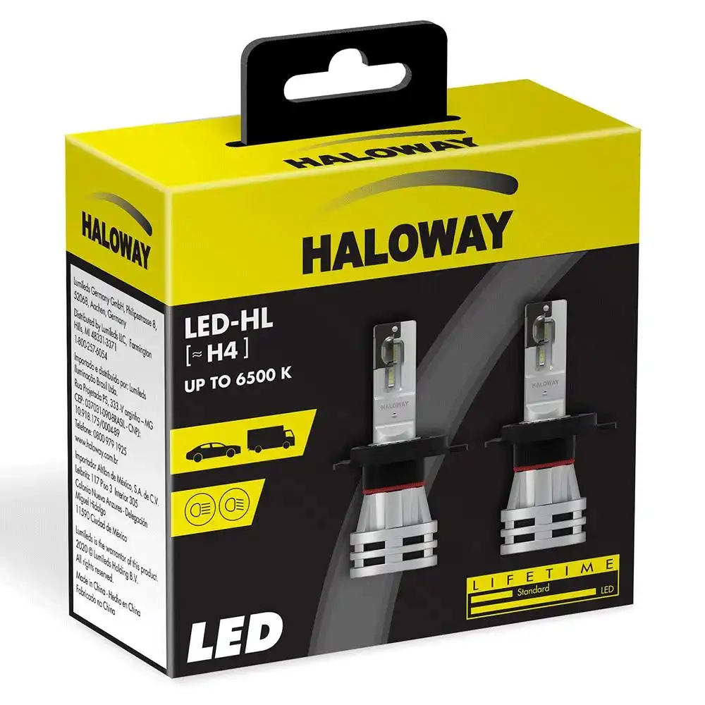 LAMPADA SUPER LED H-4 S14 6000K