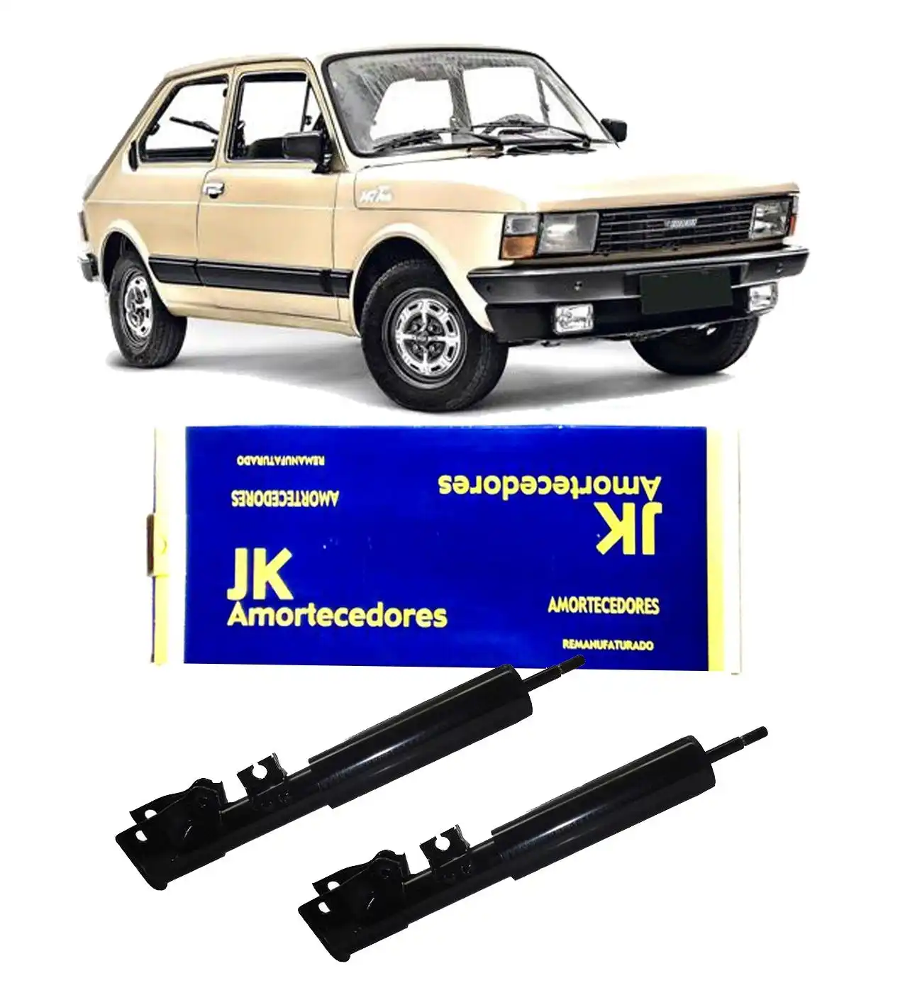 AMORTECEDOR TRASEIRO FIAT 147 1980/ REMANUFATURADO JG