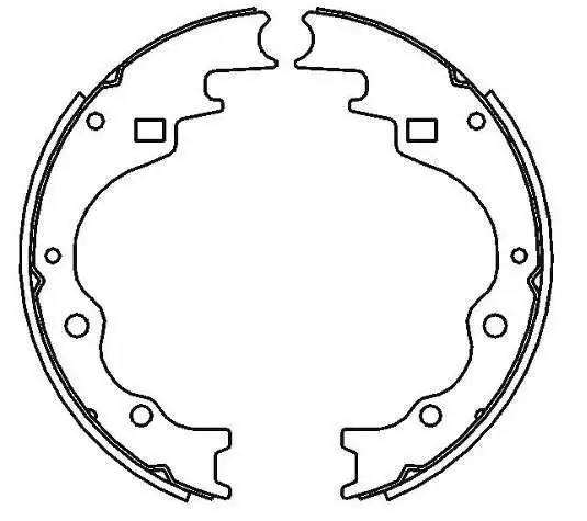 SAPATAS FREIO TOPIC 93/ HYUNDAI HR 2.5 06/ BESTA 93/