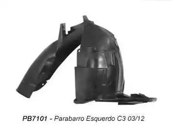 PROTETOR PARALAMA DIANT CITROEN C3 03/12 ESQ