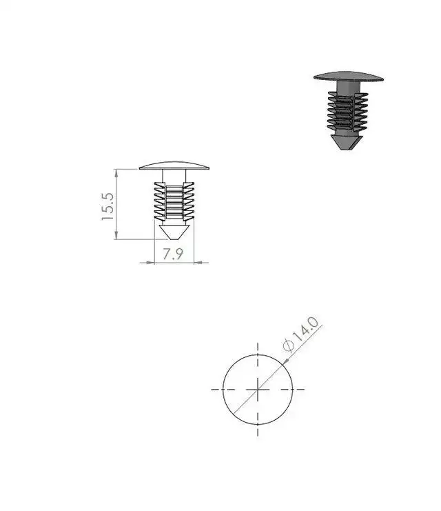 GRAMPO FORRO LATERAL CORSA, CELTA, ASTRA