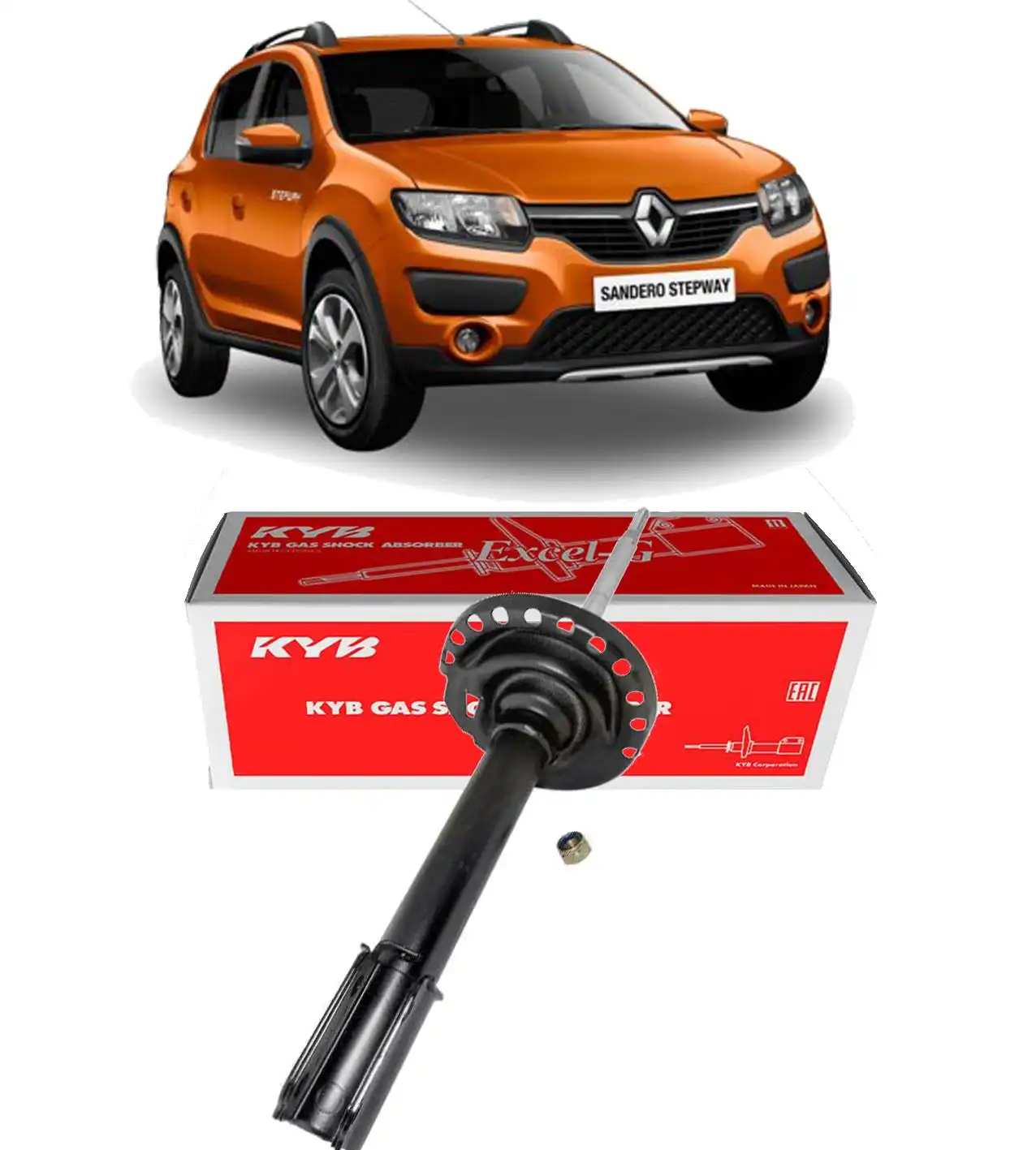 AMORTECEDOR DIANTEIRO RENAULT SANDERO STEPWAY 2015 A 2017