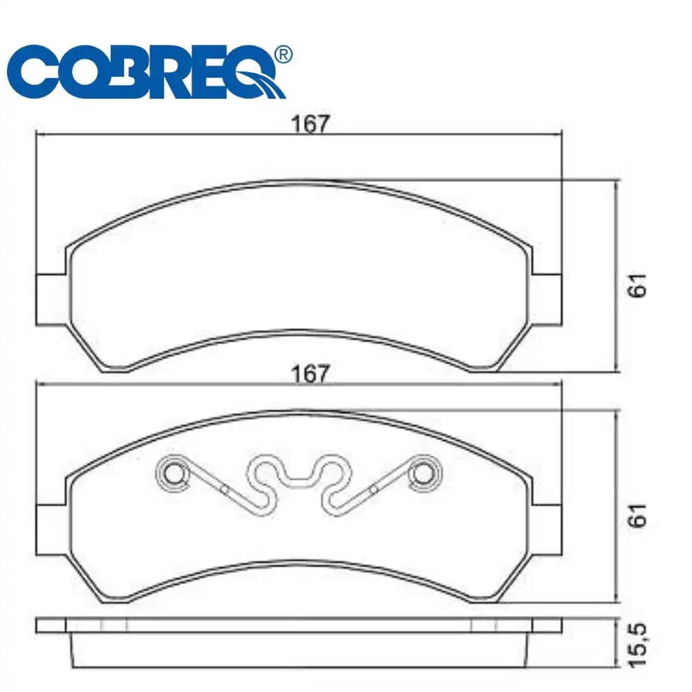 PASTILHA FREIO DIANTEIRA S-10 2.8 1997 A 2011 4X4