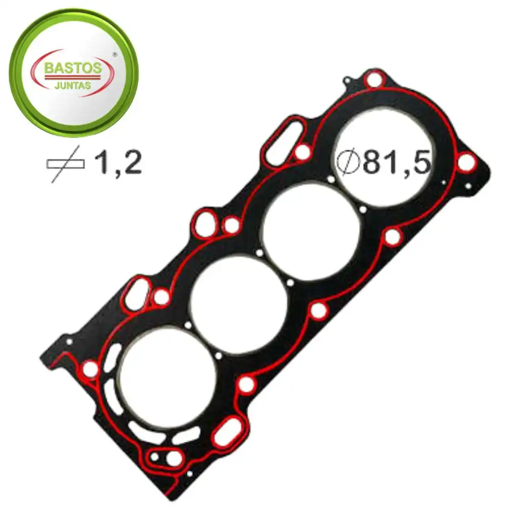 JUNTA CABECOTE TOYOTA COROLLA 1.6 1.8 16V 2003 A 2010 FIBRA