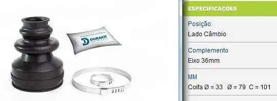 SANFONA HOMOC PEUGEOT 307 01/06 LADO CAIXA