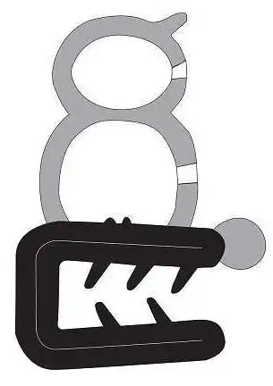 BORRACHA PORTA ESCORT /92,MONZA /90,GOL,D-20