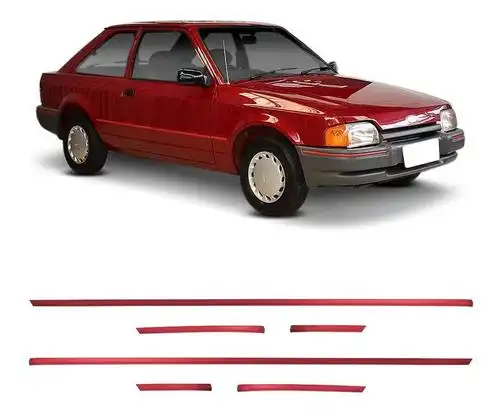 FRISO LATERAL ESCORT HOBBY 87/95  VERMELHO