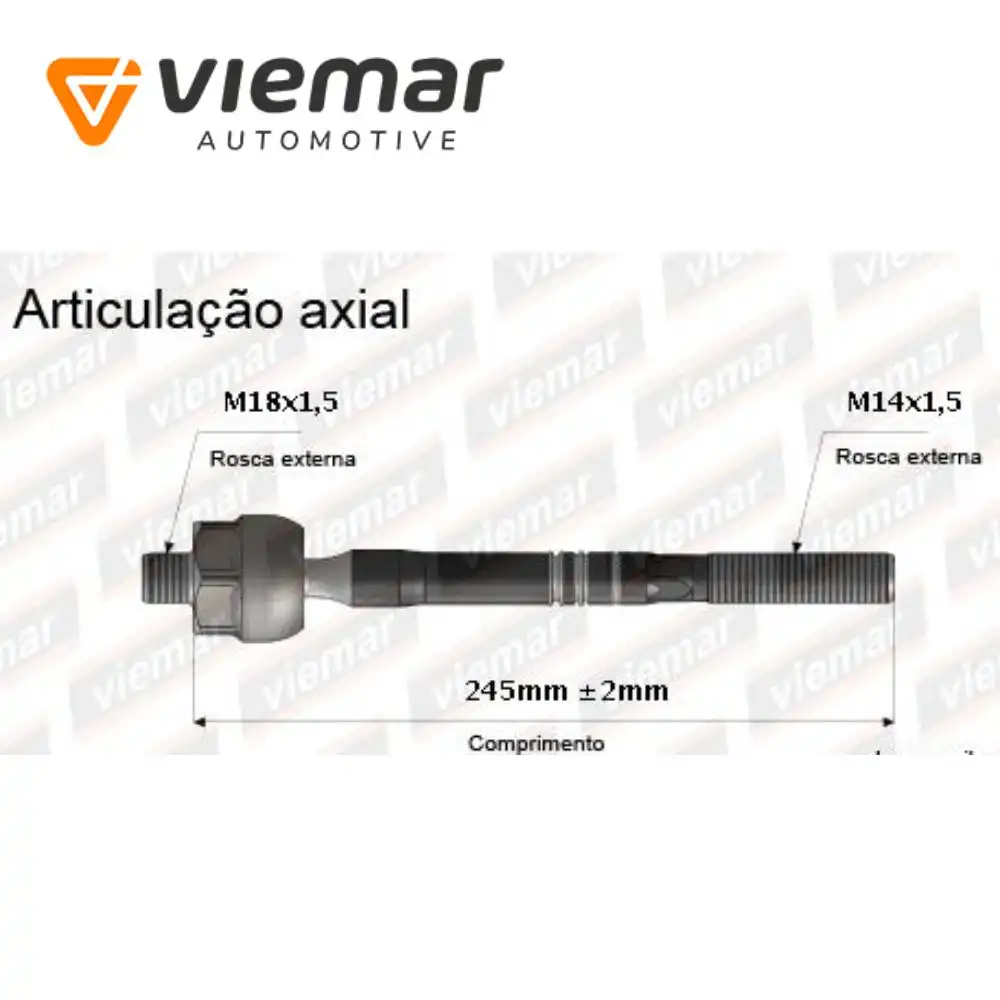 BARRA AXIAL BMW 118I 2007 A 2012
