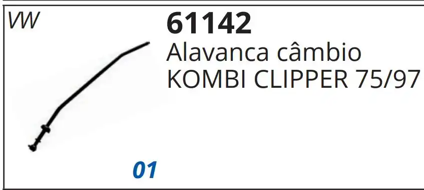 ALAVANCA CAMBIO KOMBI CLIPPER 75/97