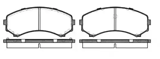 PASTILHA FREIO DIANTEIRA PAJERO 3.2 2010 A 2021