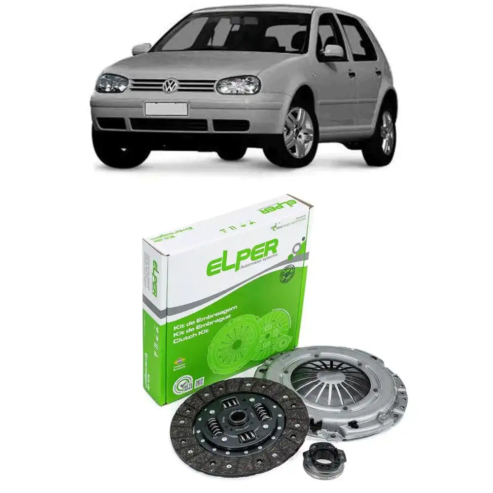 KIT EMBREAGEM GOLF 1.6 SR 1999 A 2002 COM ROLAMENTO