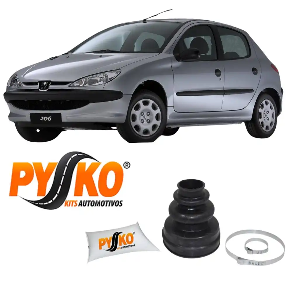 SANFONA HOMOCINETICA PEUGEOT 206 1998 ACIMA LADO CAIXA
