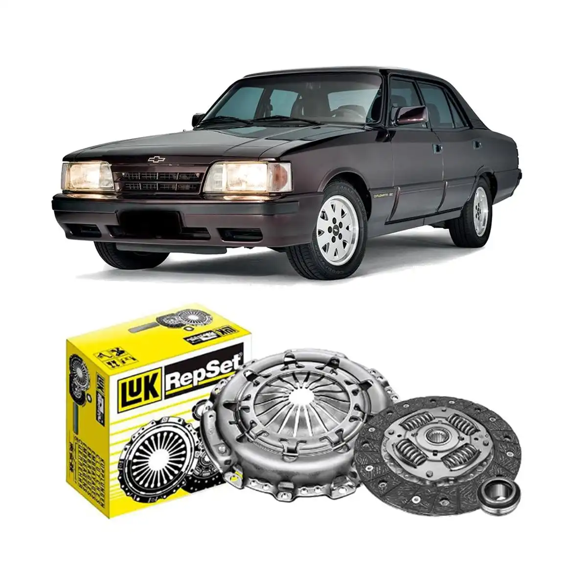 KIT EMBREAGEM OPALA 2.5 8V 1971 A 1992 COM ROLAMENTO
